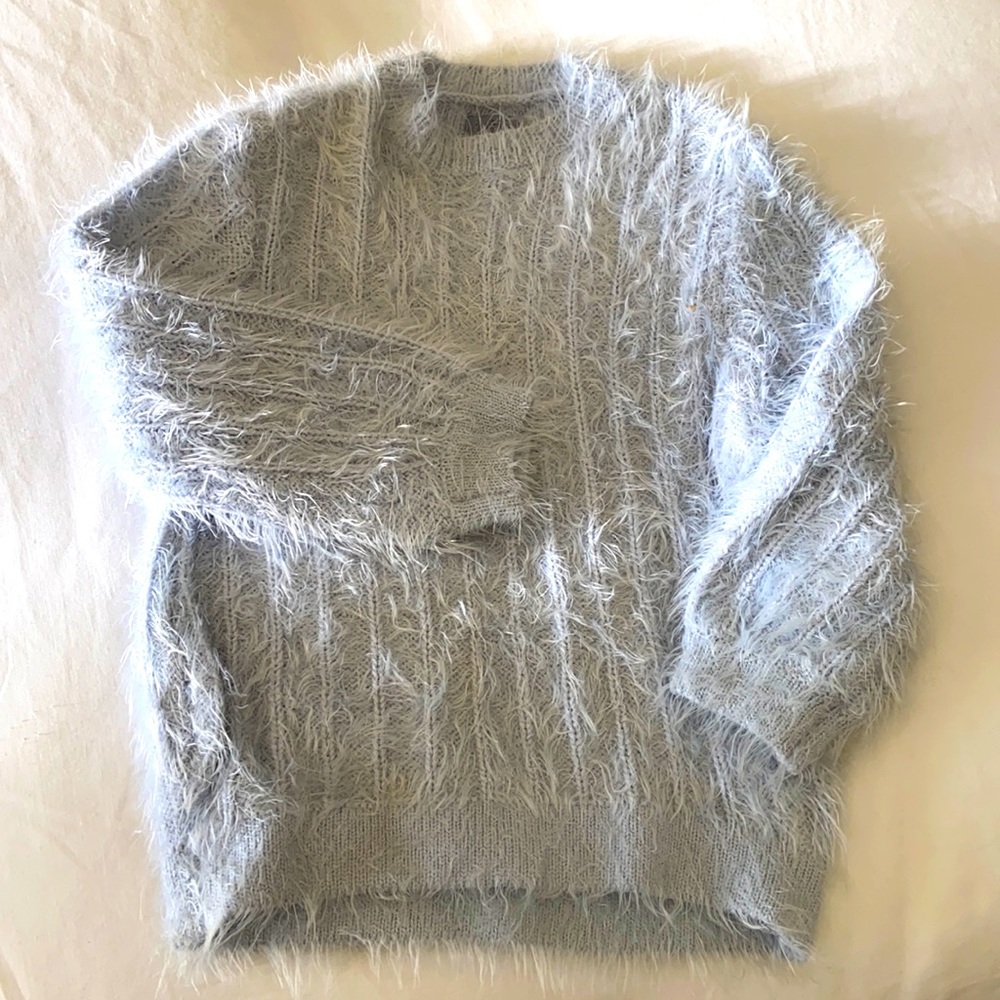 Girls Furry sweater, holiday ready!